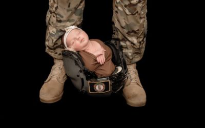 HER DADDY WEARS COMBAT BOOTS, BABY E!